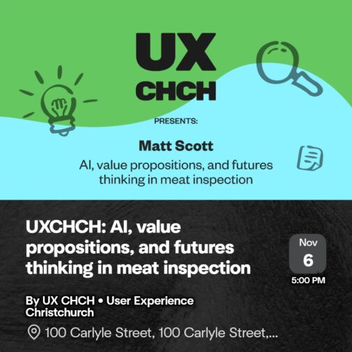 UXCHCH: AI, value propositions, and futures thinking in meat inspection
