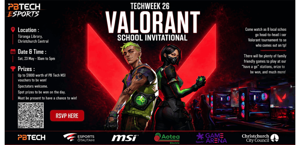 PB Come Play Event at Tūranga Library – TechWeek
